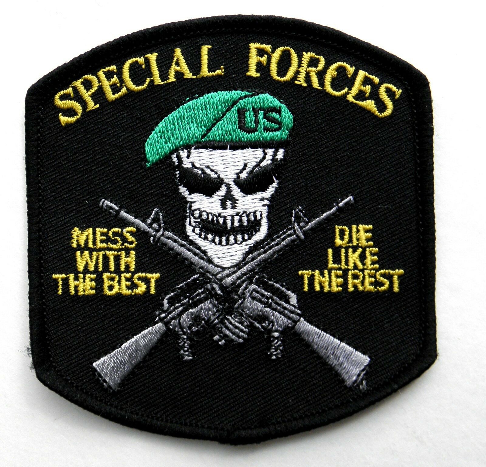 Mess With the Best Special Forces Lapel Pin 1 inch Die Like the Rest 