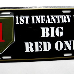 1ST ARMORED DIV OLD IRONSIDES Military Veteran License Plate Made in USA 631 EE